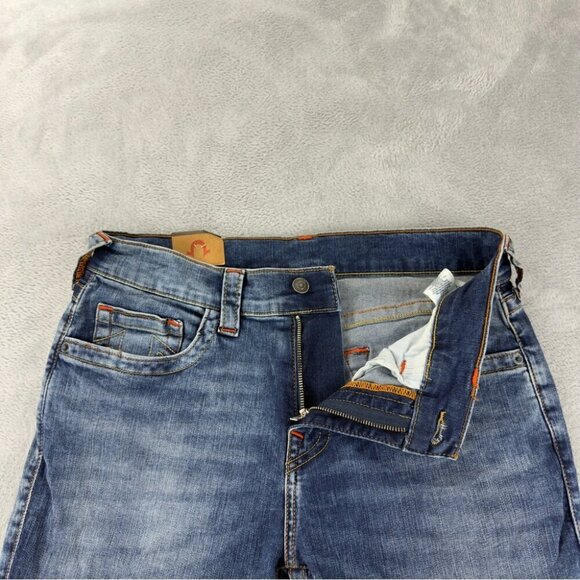 True Religion NWT Men's Size 33x32 Rocco Skinny NF 32 SN 105459 Blue Denim Jeans - Picture 6 of 11